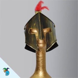 Casco Romano Con Pluma